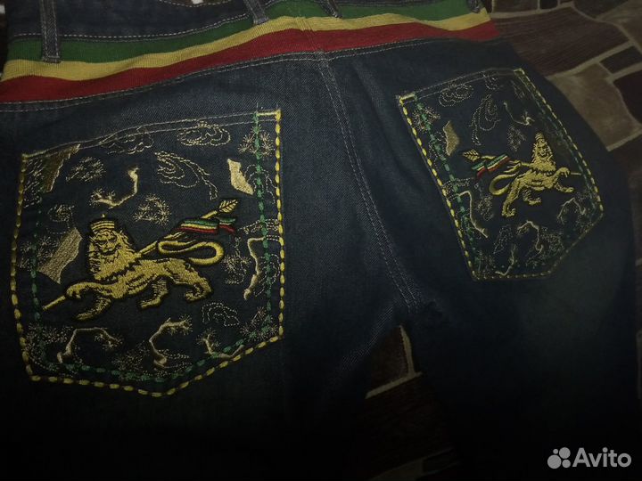 Джинсы raw blue