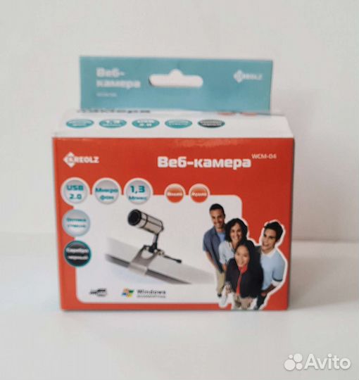 Веб камера с микрофоном kreolz wcm-04