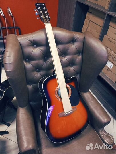 Электроакустическая гитара Caraya новая