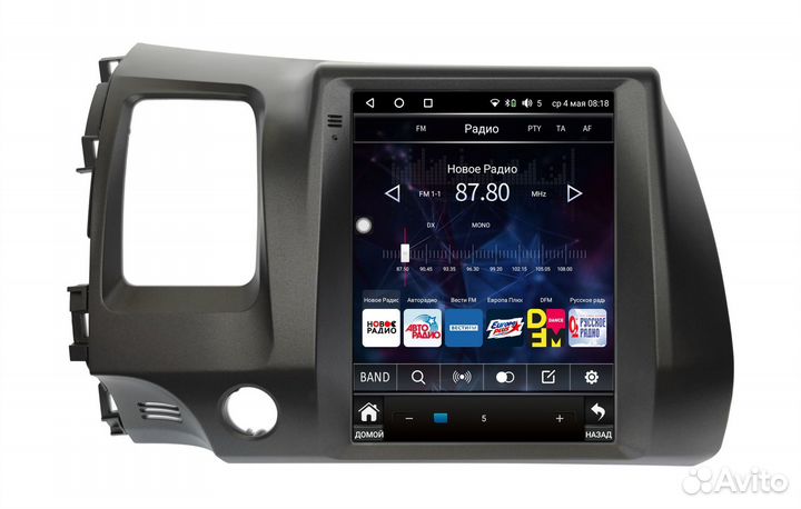 Магнитола Honda Civic 2006-2011 Tesla Тесла стиль