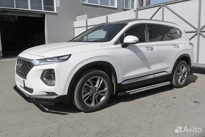Пороги на Hyundai santa-FE (2018)
