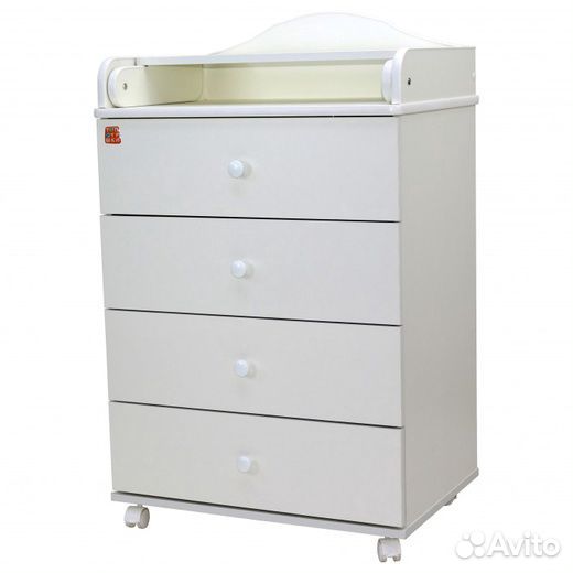 Пеленальный комод 4 ящика Топотушки Фортуна