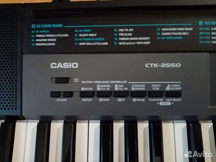 Синтезатор Casio ctk 2550