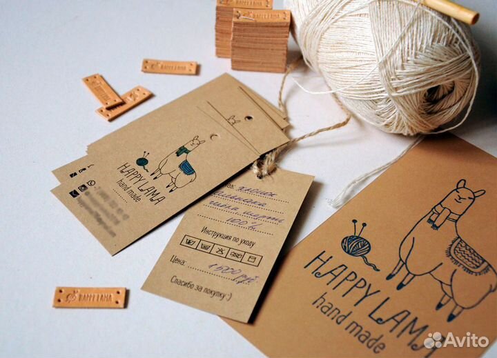 Дизайн и печать ярлыков. Доставка по РФ