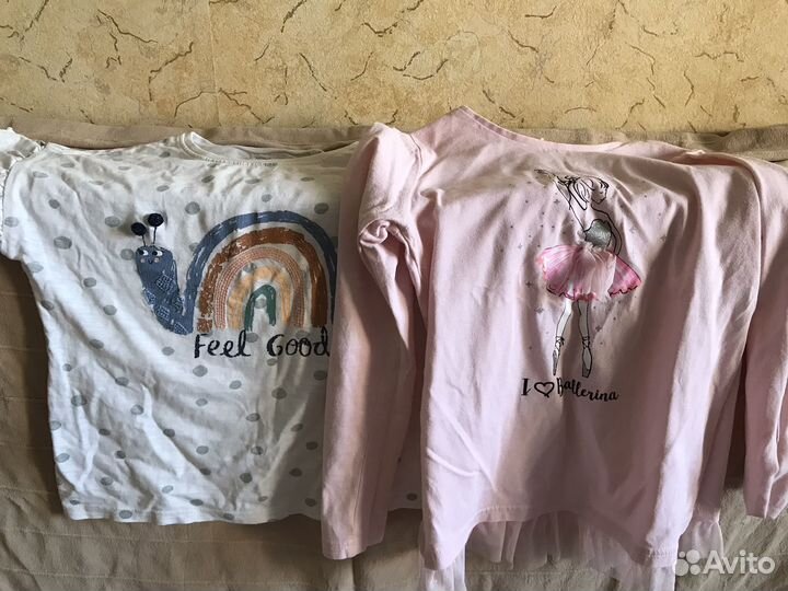 Вещи пакетом на девочку 110-122