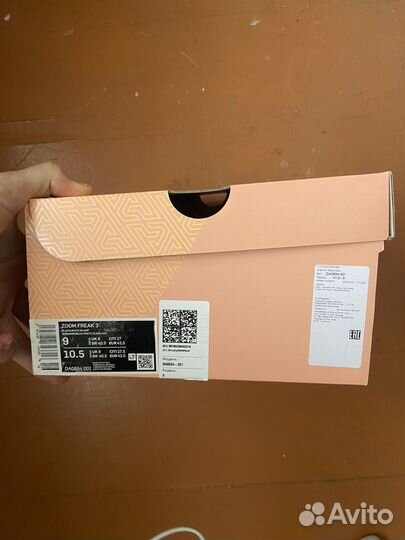 Баскетбольные кроссовки nike zoom freak 3