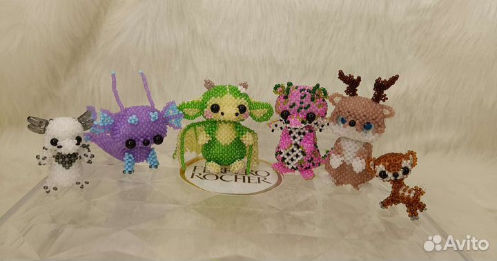 Фигурки из бисера на заказ