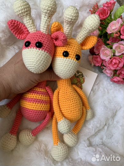 Вязаные игрушки ручной работы