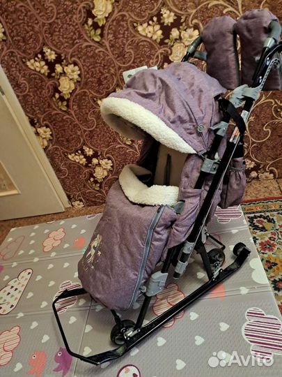 Коляска санки