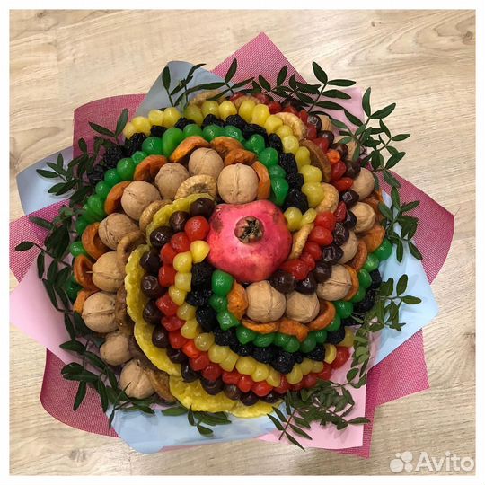 Фруктовая корзина на новый год