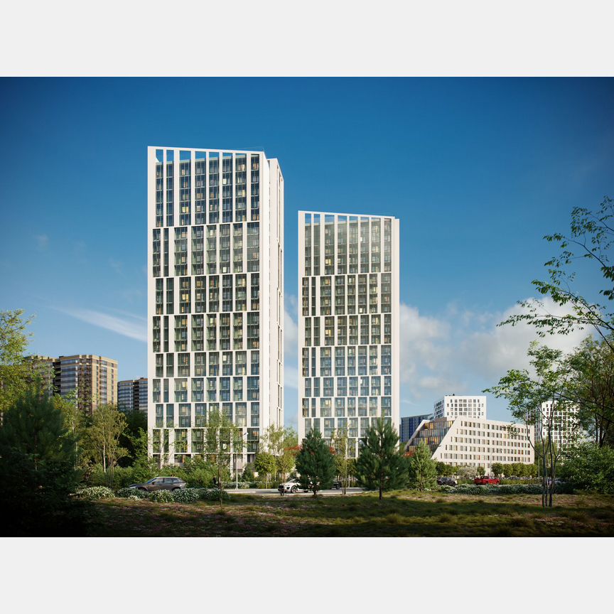 2-к. квартира, 49 м², 2/25 эт.