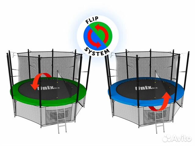 Батут unix line Classic 8 ft inside