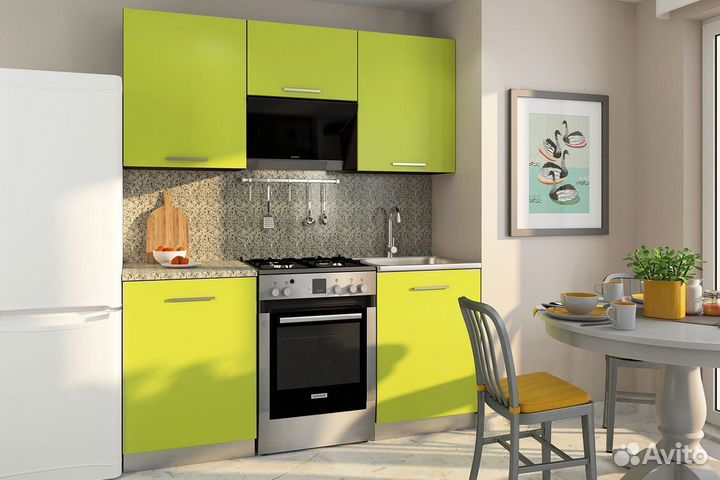 Кухонный гарнитур София 1 Венге/Лайм