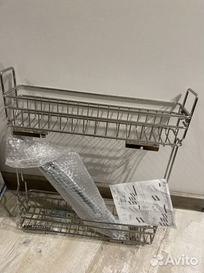 Бутылочница выдвижная двухуровневая