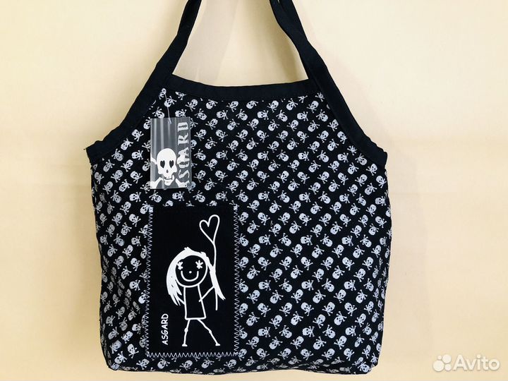 Сумка женская с черепом новая