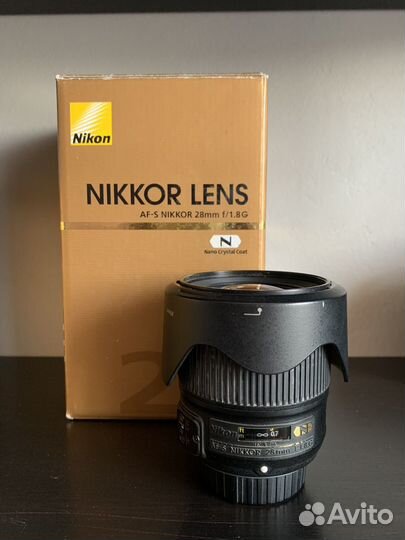 Объектив AF-S Nikon Nikkor 28mm 1.8 G