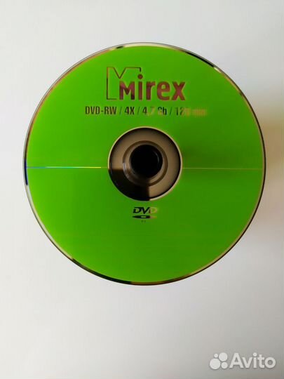 Диск DVD-RW Mirex болванка 4.7 GB, 4x