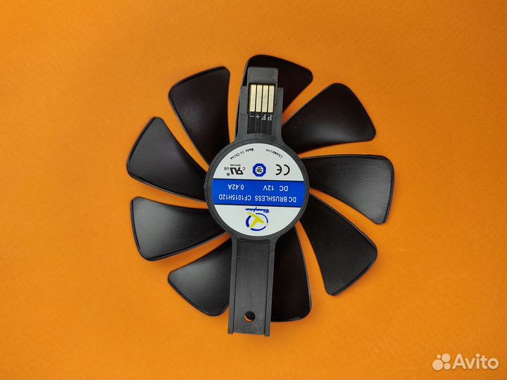 Кулер вентилятор видеокарты Sapphire nitro RX580
