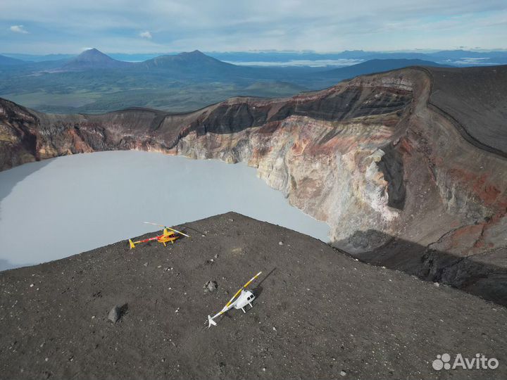 Вертолетные экскурсии на Камчатке для троих