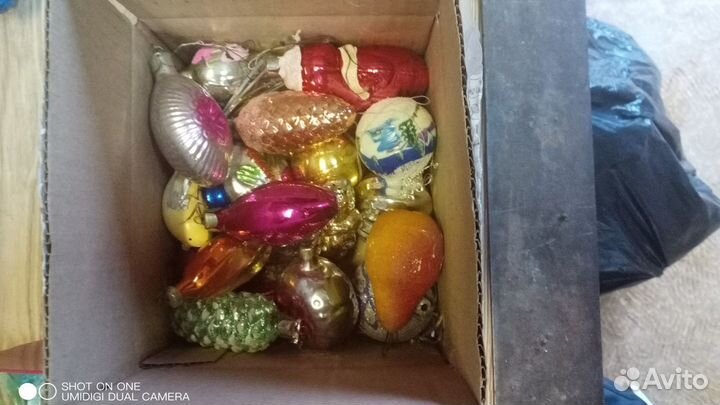 Ёлочные игрушки времен 70-90-х гг