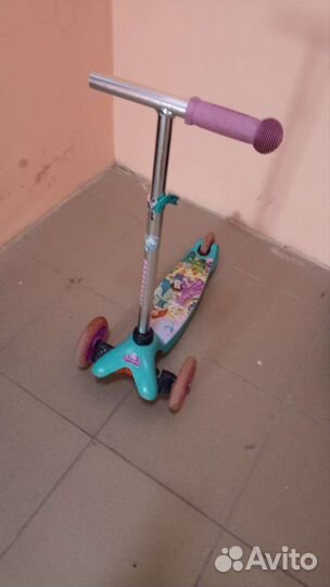 Самокат детский трехколесный бу