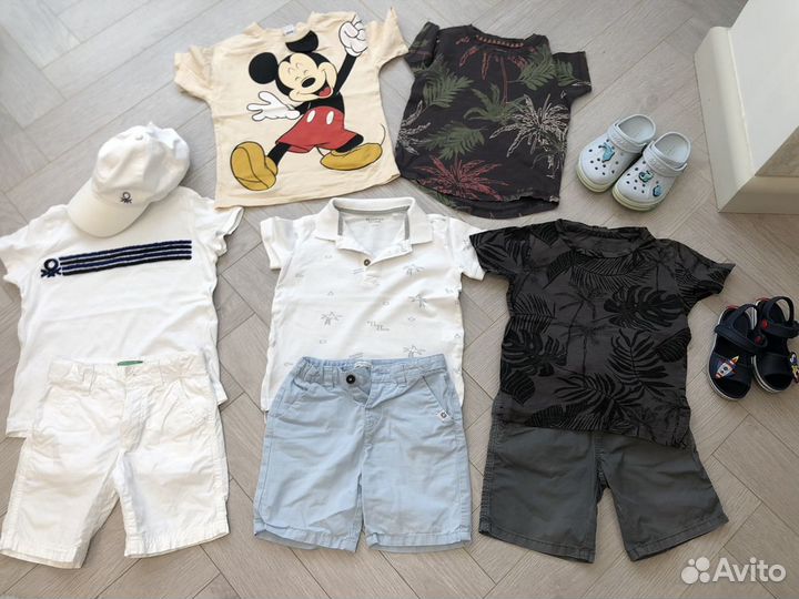 Пакет вещей летних на мальчика