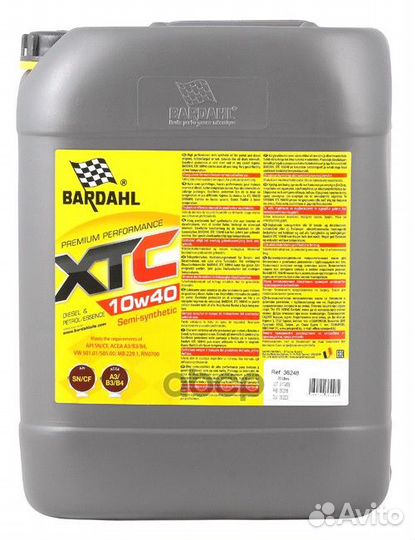 10W40 XTC SN/CF 20L (полусинт. моторное масло)