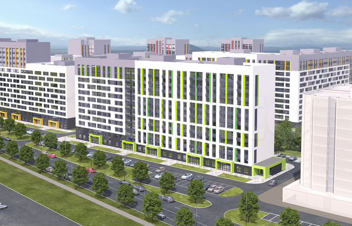 2-к. квартира, 41,2 м², 6/12 эт.