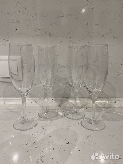 Бокалы для шампанского 4 шт