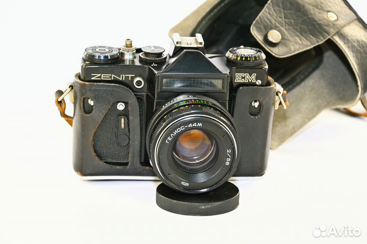 Зенит ем Черный Экспортный фотоаппарат из СССР