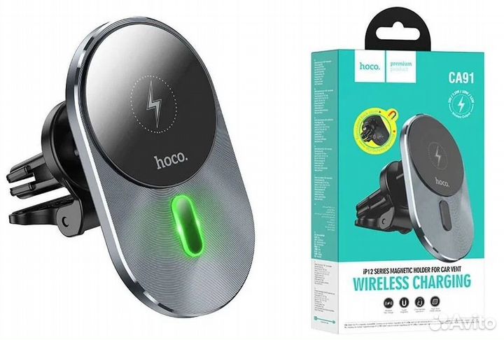 Авто-держатель с беспроводной зарядкой MagSafe