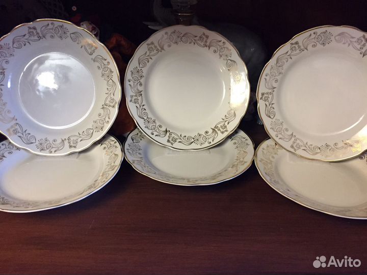 Тарелки 6 шт. СССР Коростень
