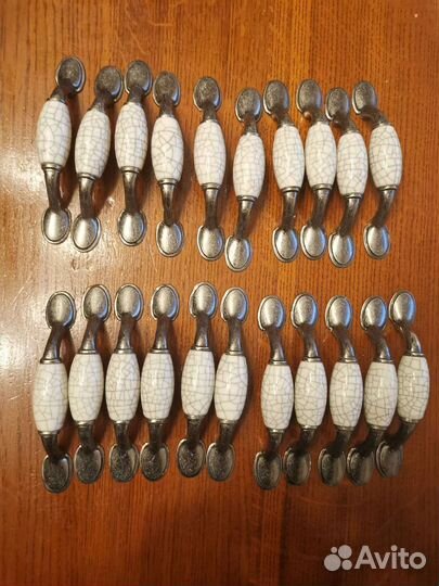 Мебельные ручки керамика скоба