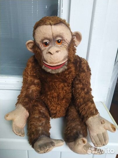 Игрушка обезьяна ГДР 1950-х годов