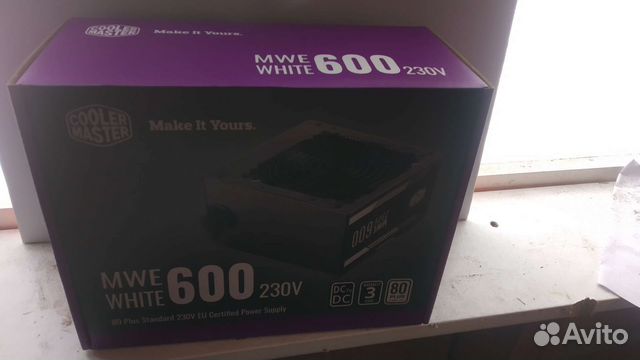Блок питания 600w новый Cooler Master