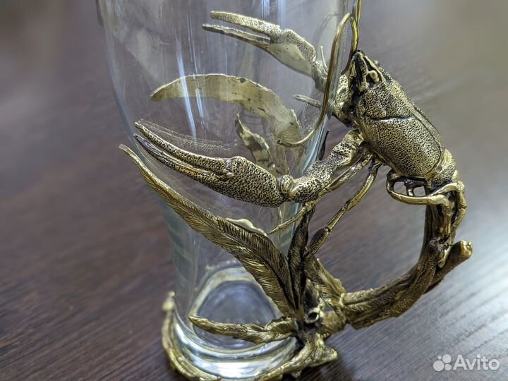 Пивной бокал Рак 0,5 л