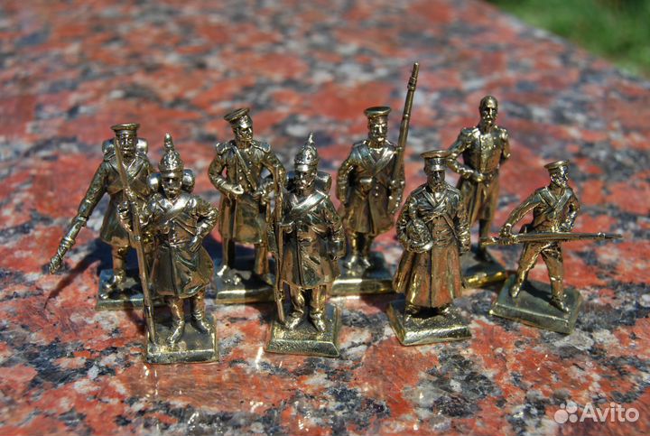 Солдаты Крымская война бронза