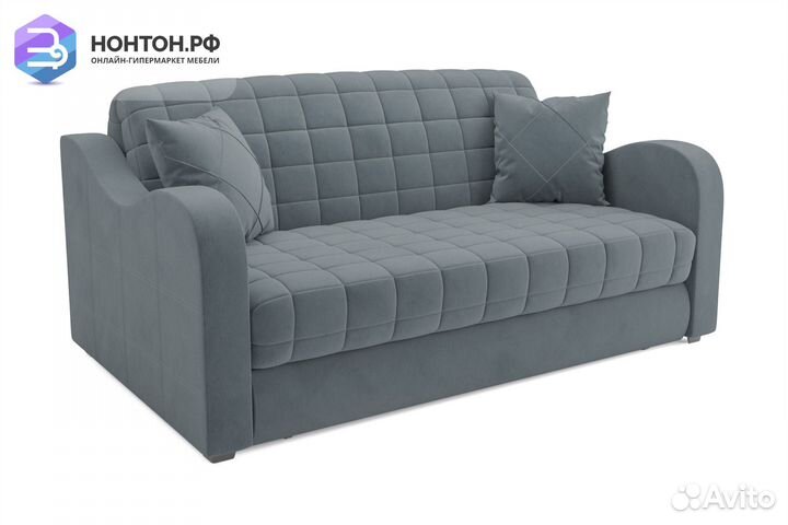 Диван аккордеон Барон №3 серый