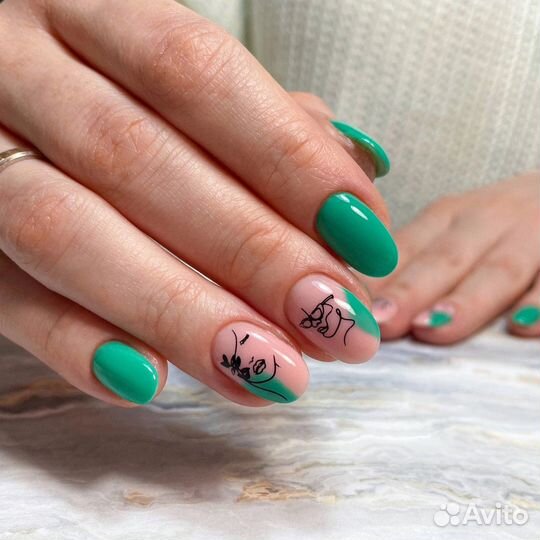 Маникюр гель лак