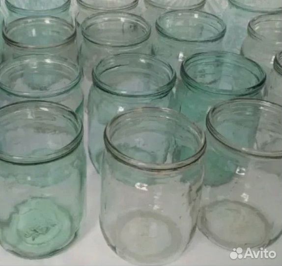 Банки стеклянные 0,5 чистые. Доставка