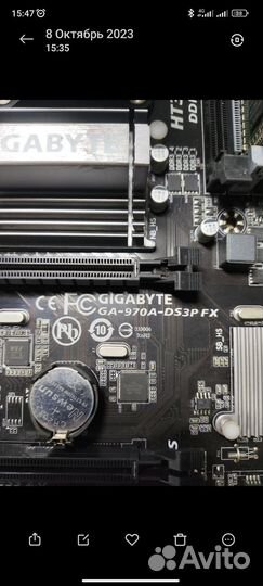 Материнская плата Gigabyte am3+ ddr3