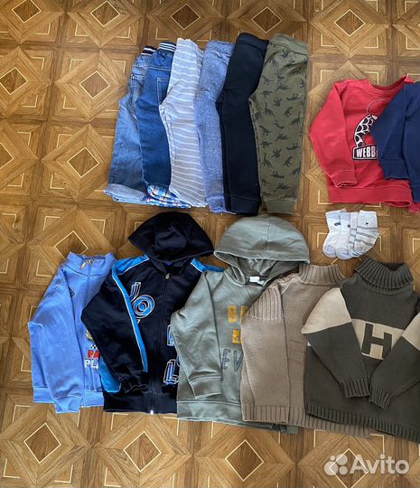 Пакет одежды на мальчика 92 98