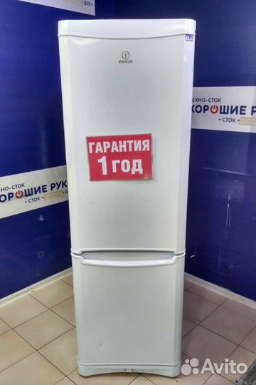 Холодильник бу indesit с гарантией 1 год