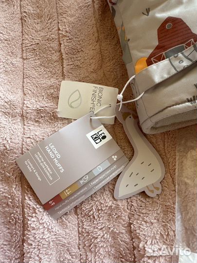 Муфта варежки на коляску leokid