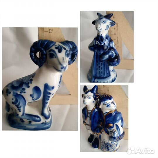 Гжель фигурки