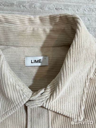 Рубашка вельветовая Lime