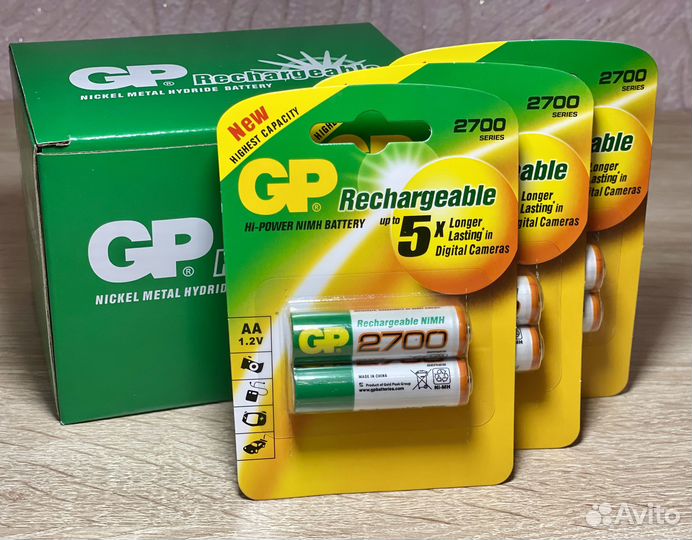 Аккумулятор GP 2700 mAh тип AA