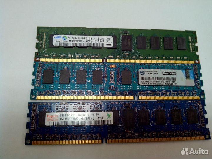 Серверная память. с контролем четности HP