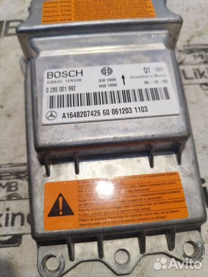 Блок управления AirBag Mercedes Gl X164