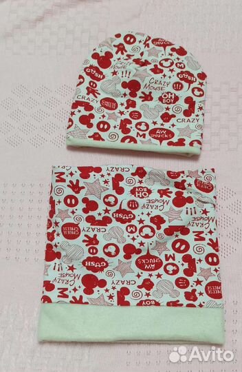 Шапка и шарф-хомут